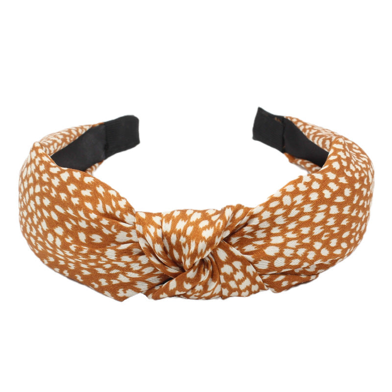 Wholesale Fabric Pattern Wide Edge Headband